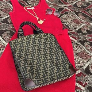 Fendi Shopper Tote Handbag